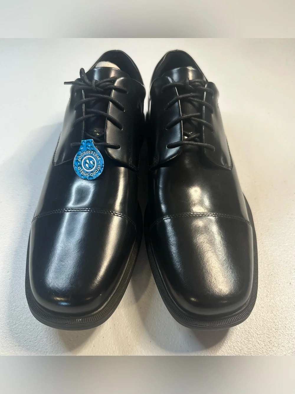 Rockport Ellingwood K71016 Mens Black Wide Leather Oxfords Cap Toe Shoes size 13